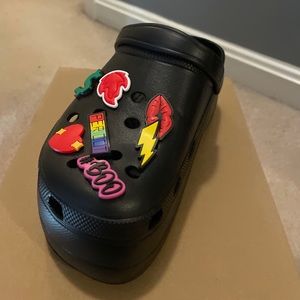 Platform crocs style shoe